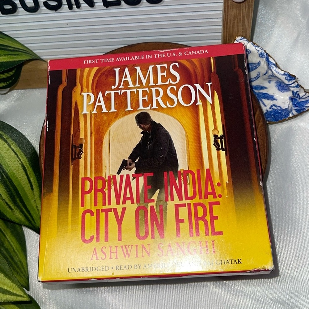 James Patterson Private India: City on Fire by Ashwin Sanghi Ex  Audiobook